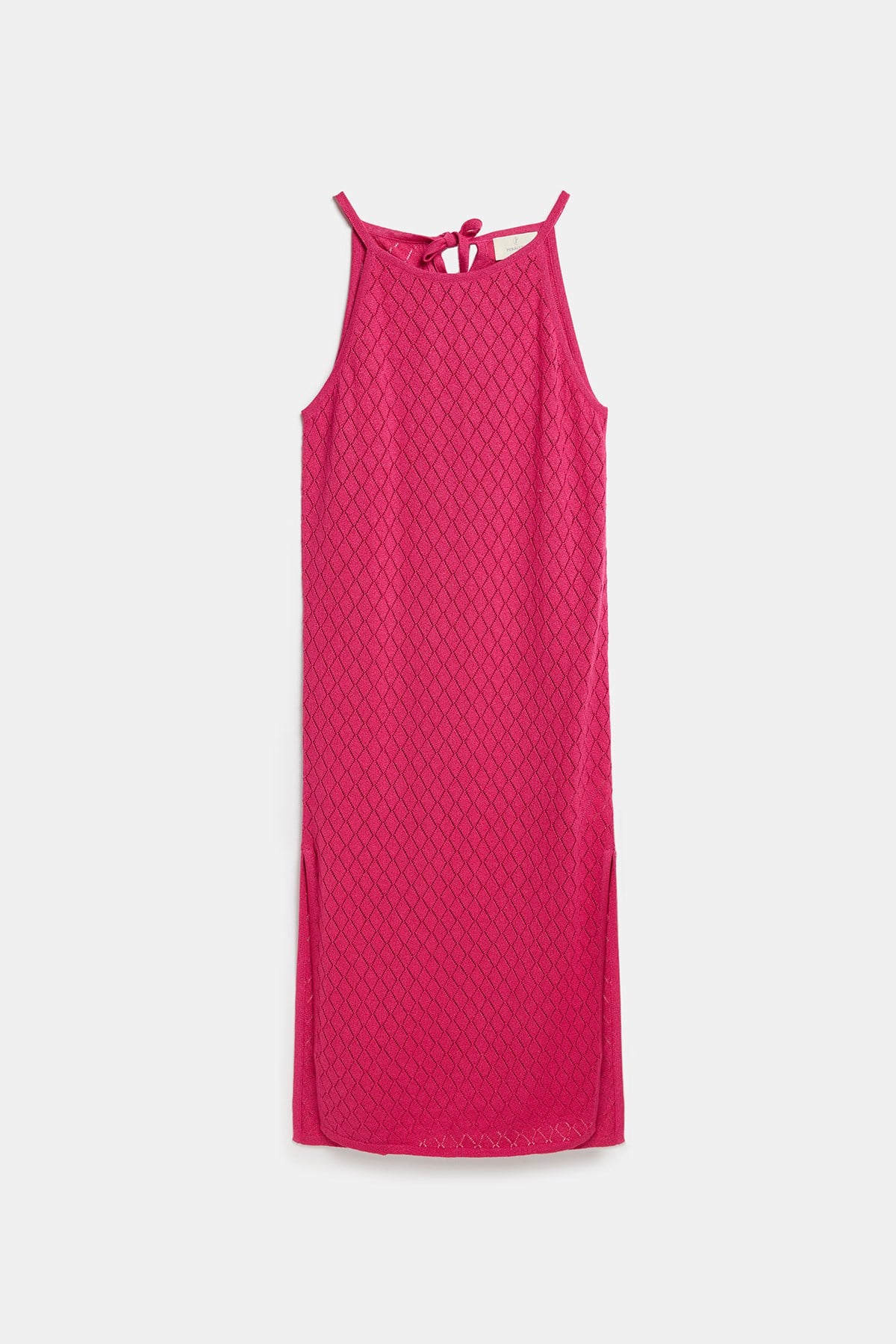 Peraluna EVELIEN DRESS Ajoured, Women's Beach Dress - Fuchsia