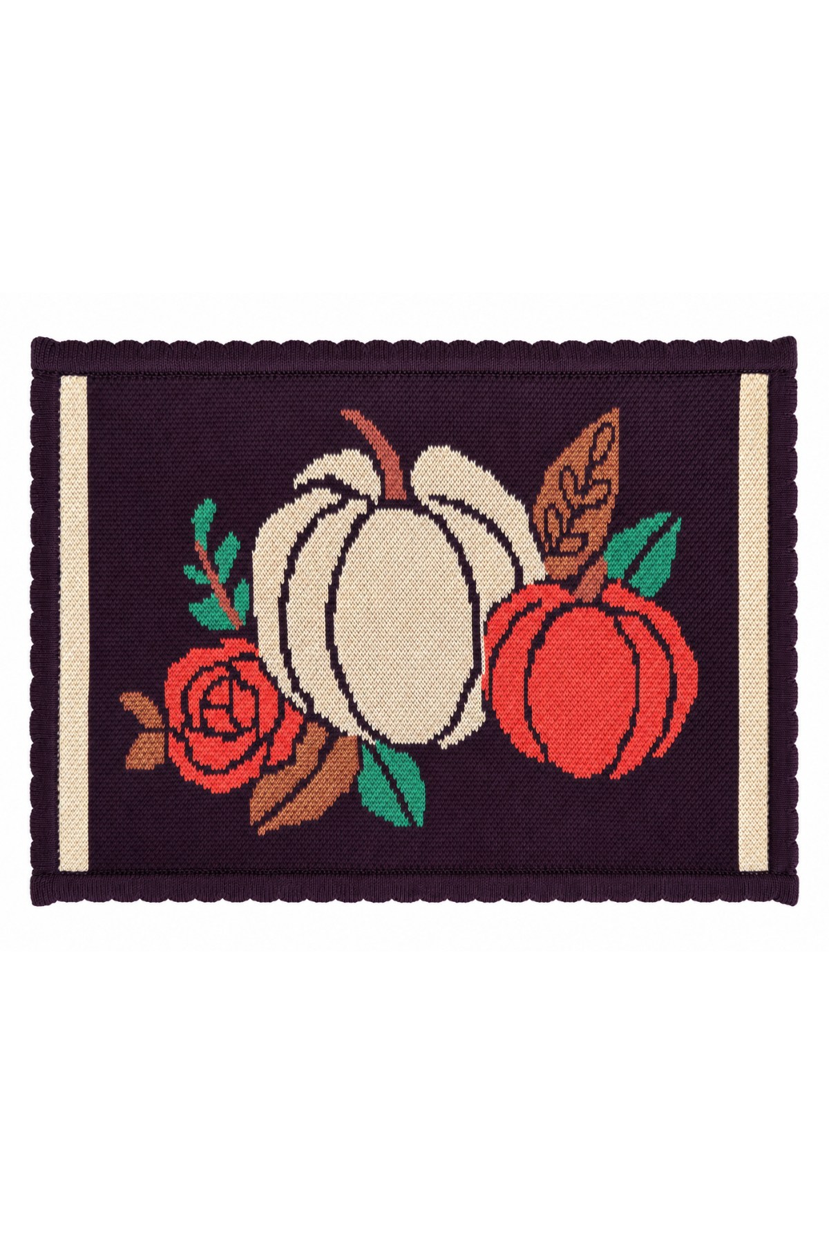 Peraluna Flying Pumpkin Amerikan Servis, Bal Kabağı Desenli Amerikan Servis - Mor