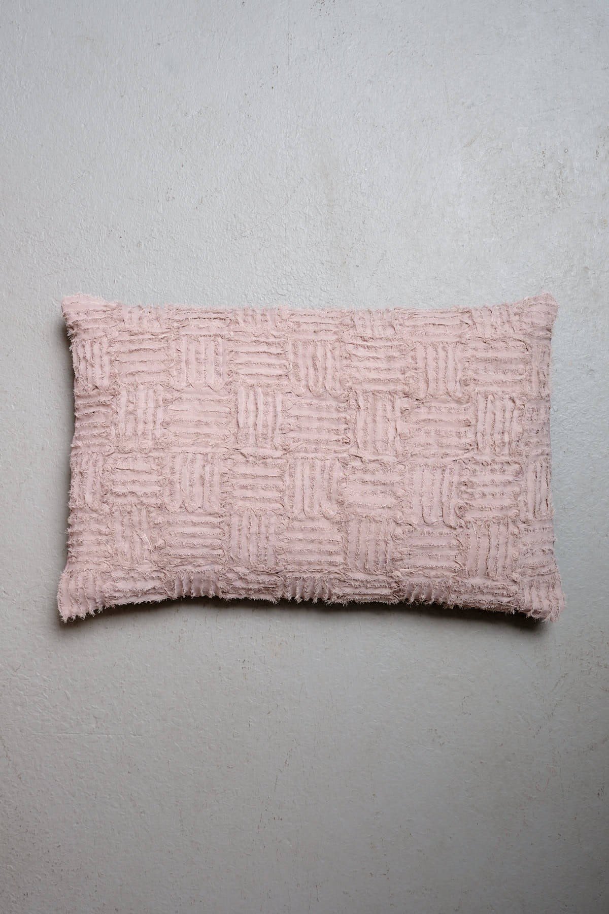 Peraluna FOAM PILLOW Chiffon Strip Knitwear Pillowcase 60X40 cm.- Beige