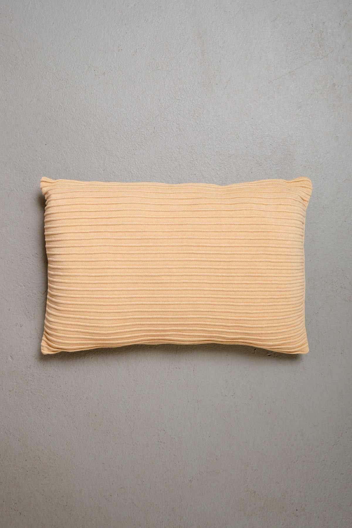 Peraluna FREE PILLOW 100% Organic Cotton Knitwear Pillowcase 60X40 cm. - Stone