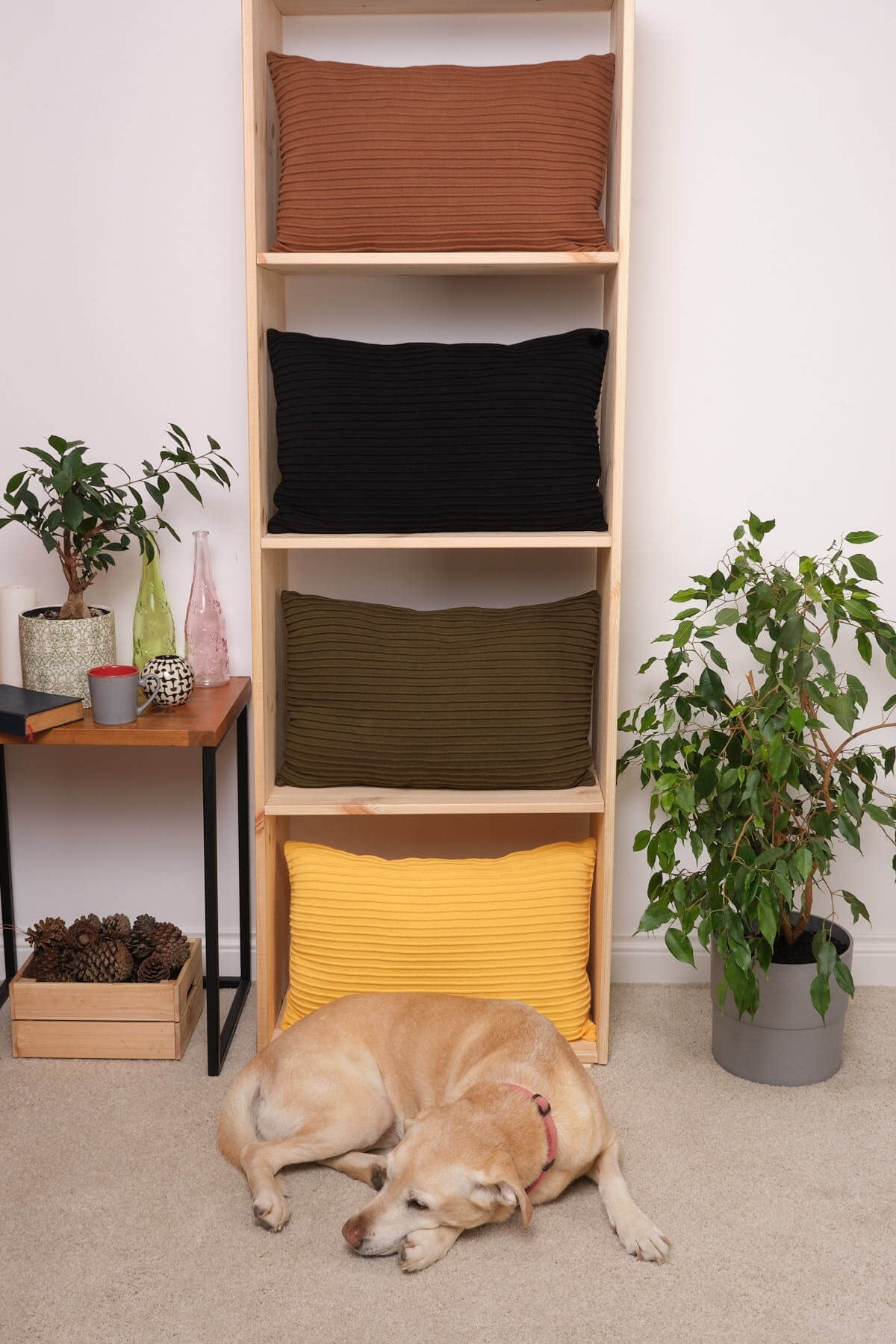 Peraluna Free Pillow %100 Organik Pamuk Triko Yastık Koyu Yeşil
