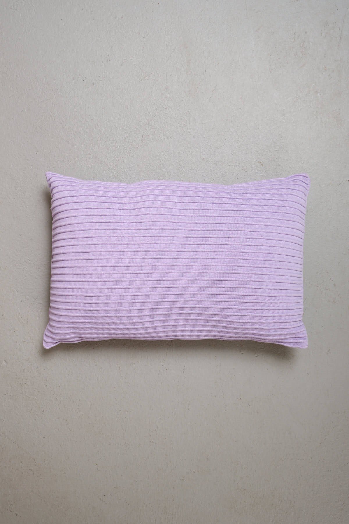 Peraluna FREE PILLOW 100% Organic Cotton Knitwear Pillowcase 60X40 cm. - Lilac