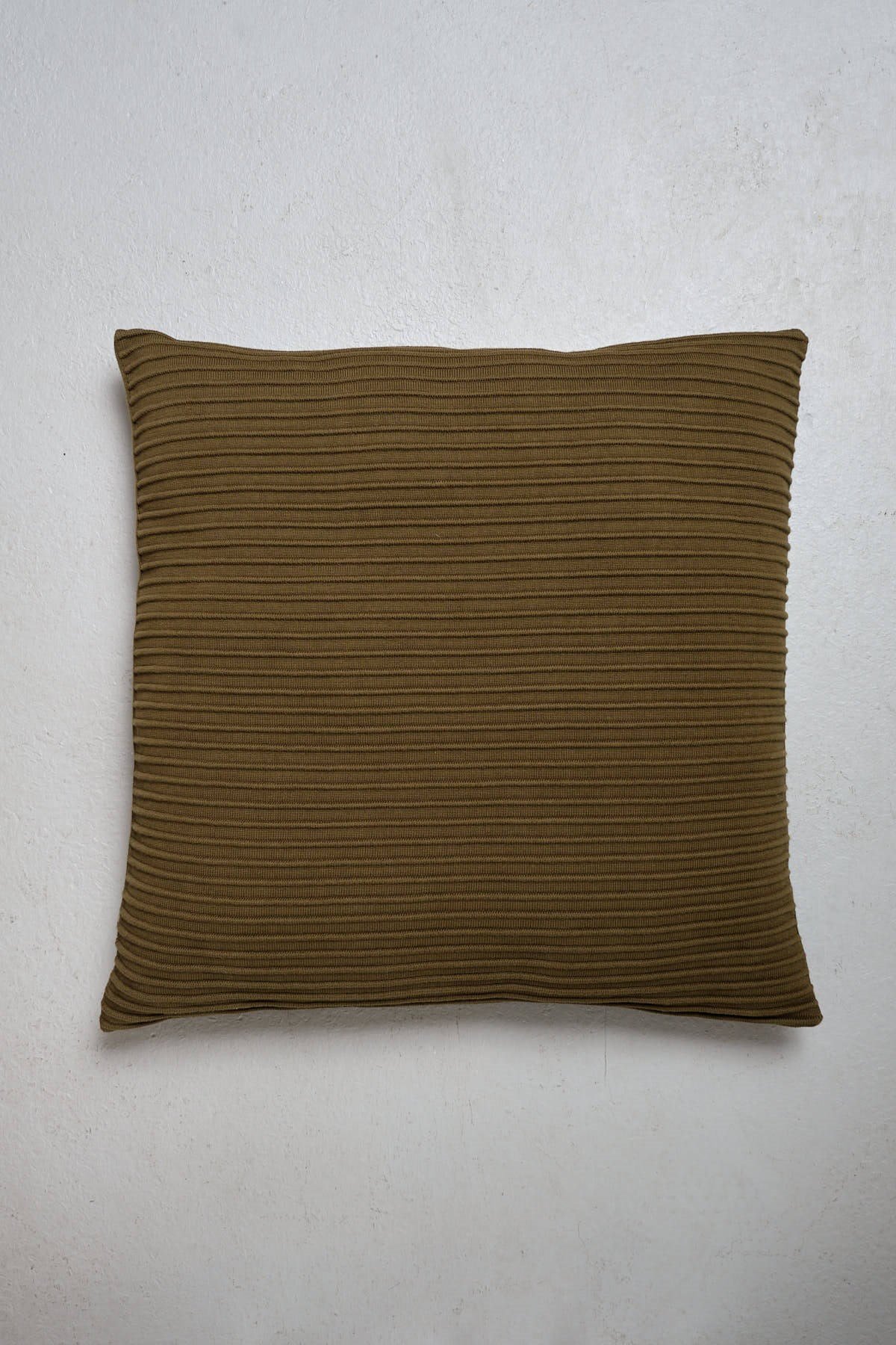 Peraluna FREE PILLOW 100% Organic Cotton Knitwear Pillowcase 60X60 cm. - Dark Green