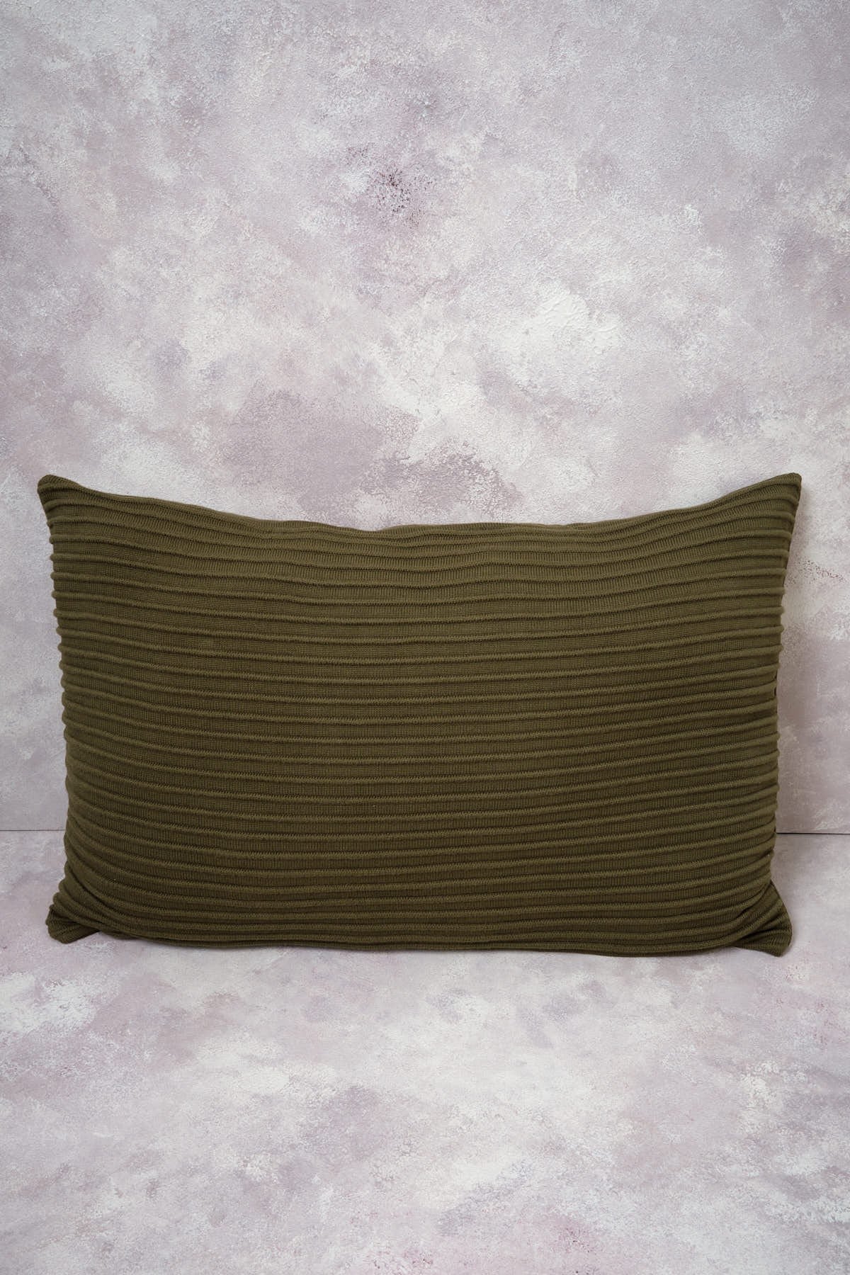 Peraluna Free Pillow %100 Organik Pamuk Triko Yastık Koyu Yeşil