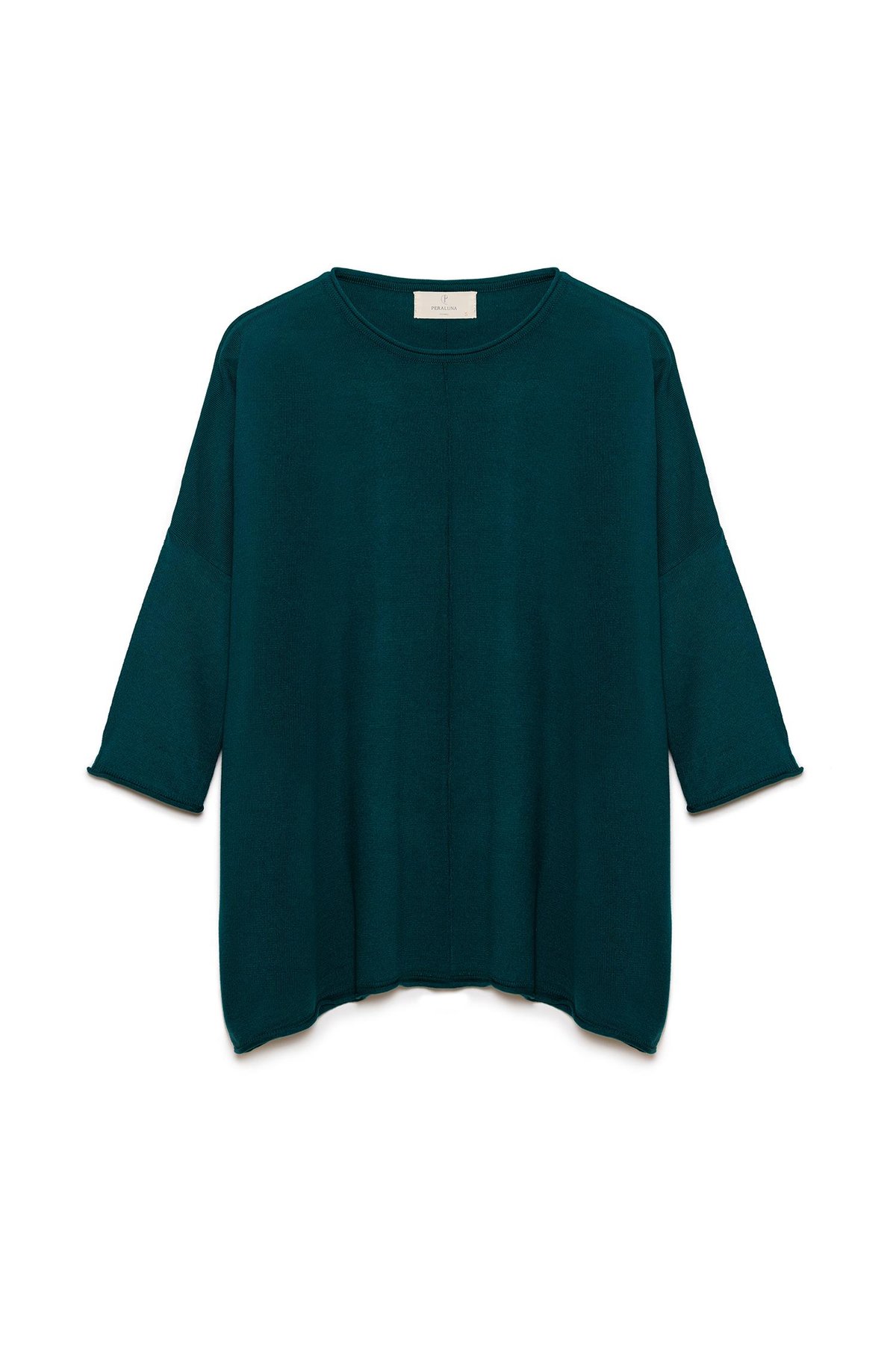 Peraluna Helion Loose Fit Womens Knitted Pullover - Dark Green