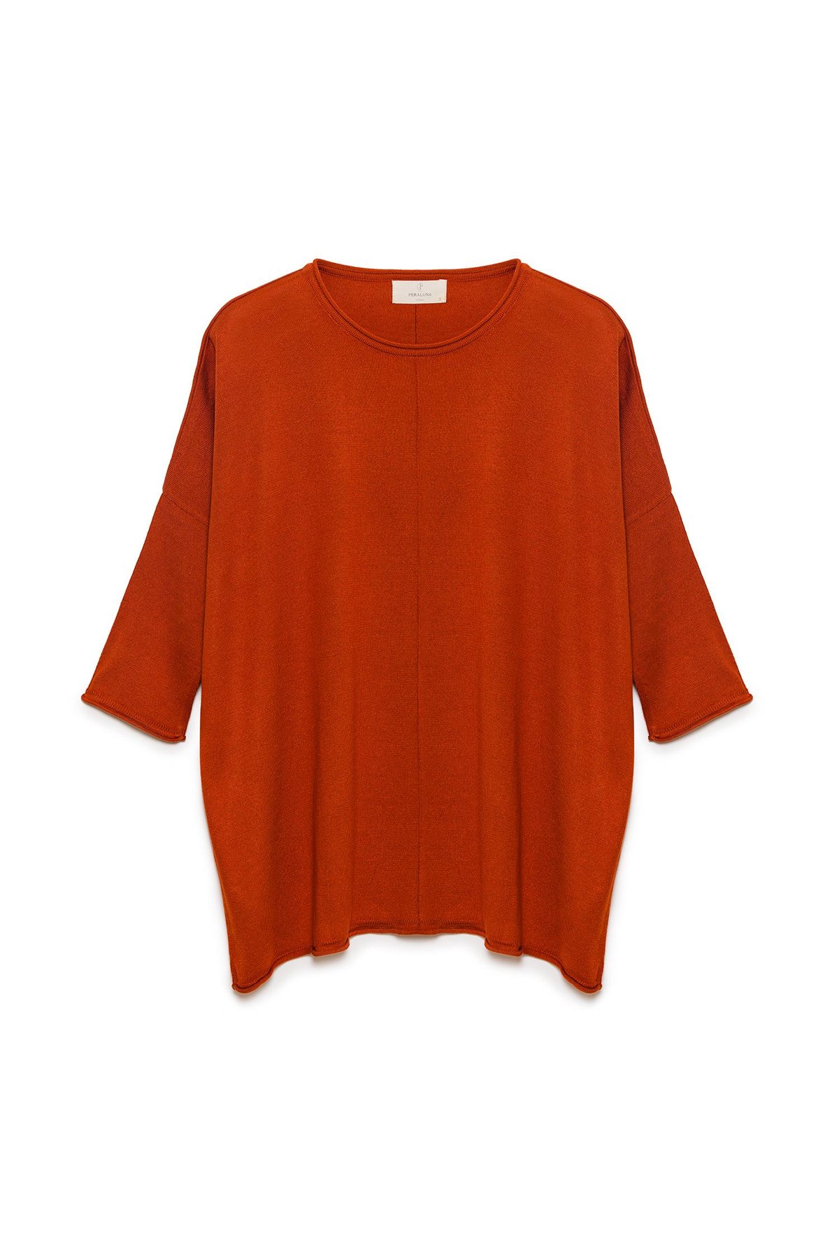 Peraluna Helion Loose Fit Womens Knitted Pullover - Saffron