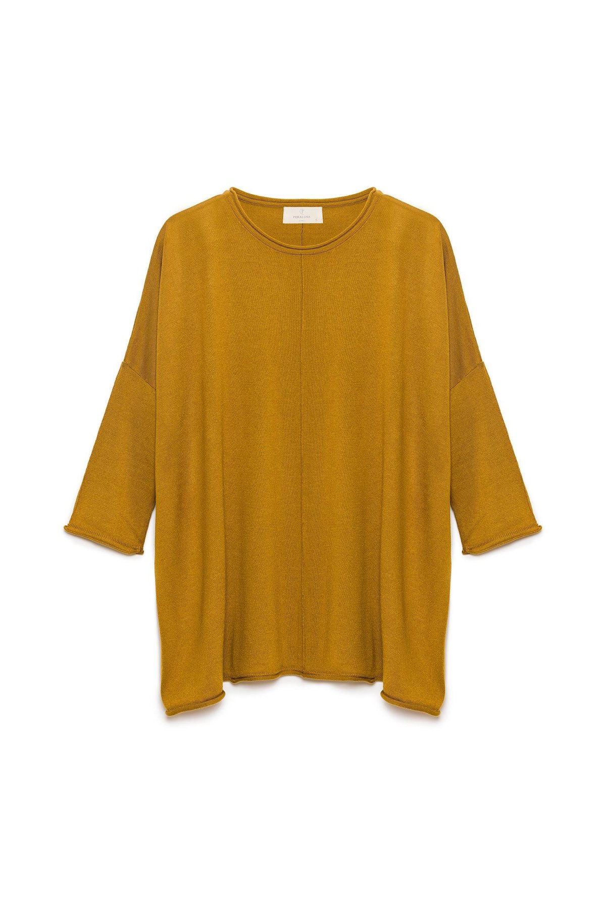 Peraluna Helion Loose Fit Womens Knitted Pullover - Mustard