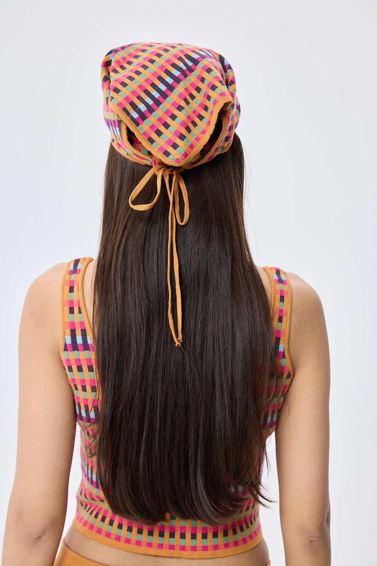 Peraluna Isla, Jakarlı Organik Pamuk Triko Bandana - MULTİ HARDAL