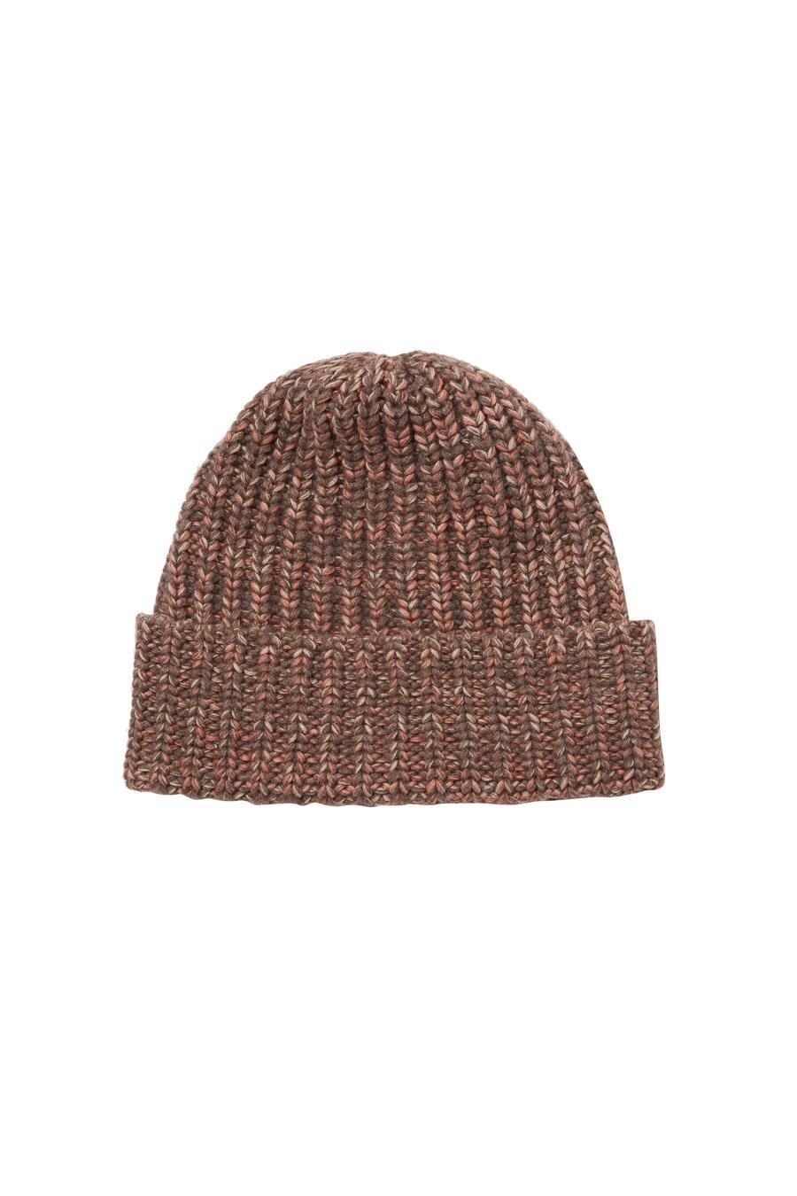 Peraluna LORETTA BEANIE Melanj Kadın Triko Bere - Kahve Muline