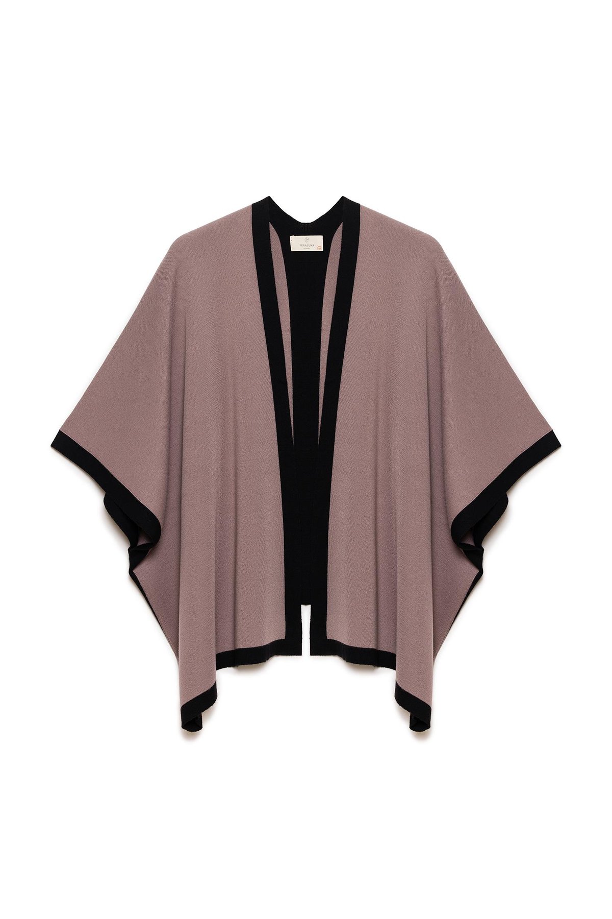 Peraluna Mary Kadın Triko Panço - Vizon