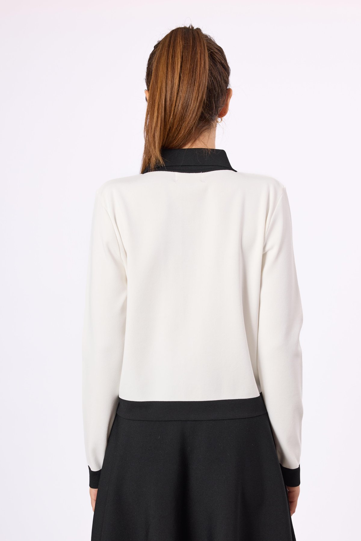 Peraluna Mimi Kadin Cepli Kısa Triko Ceket