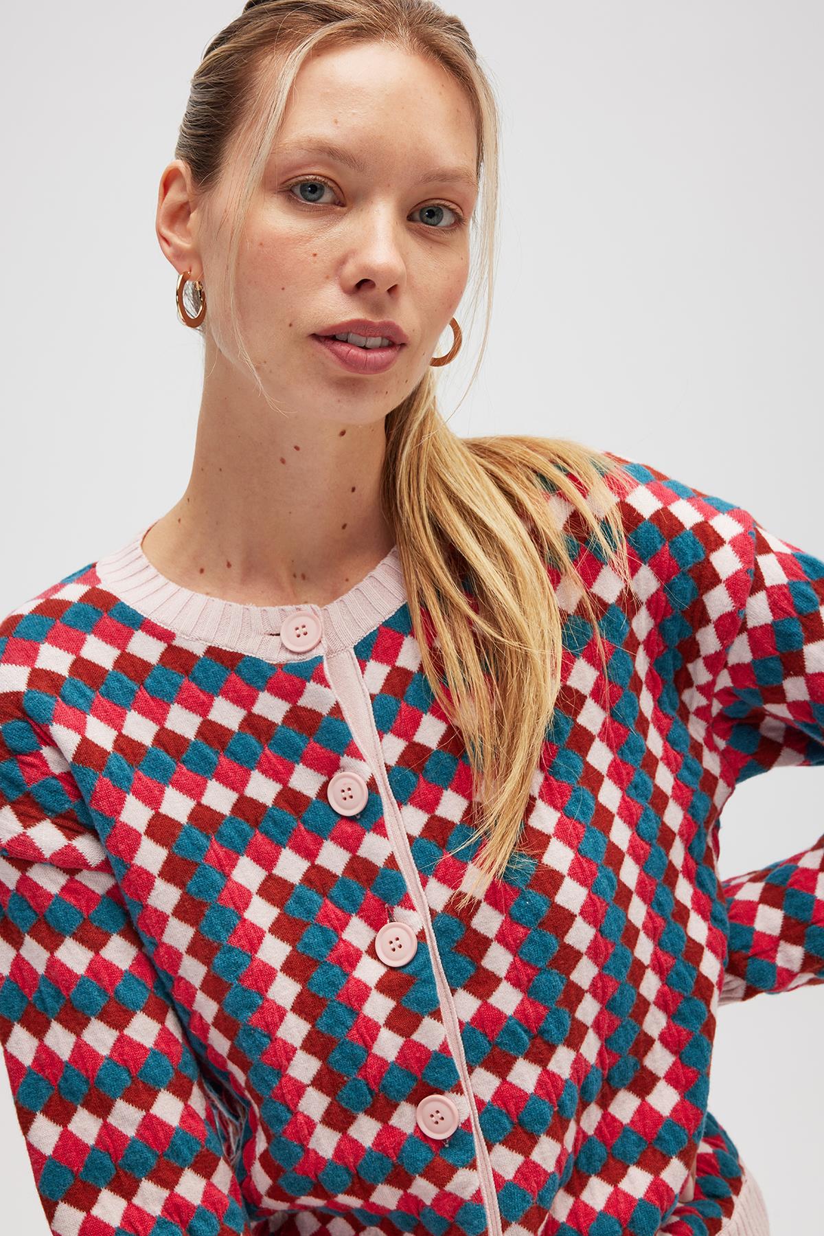 Peraluna Pilgrim Triko Hırka - Multi