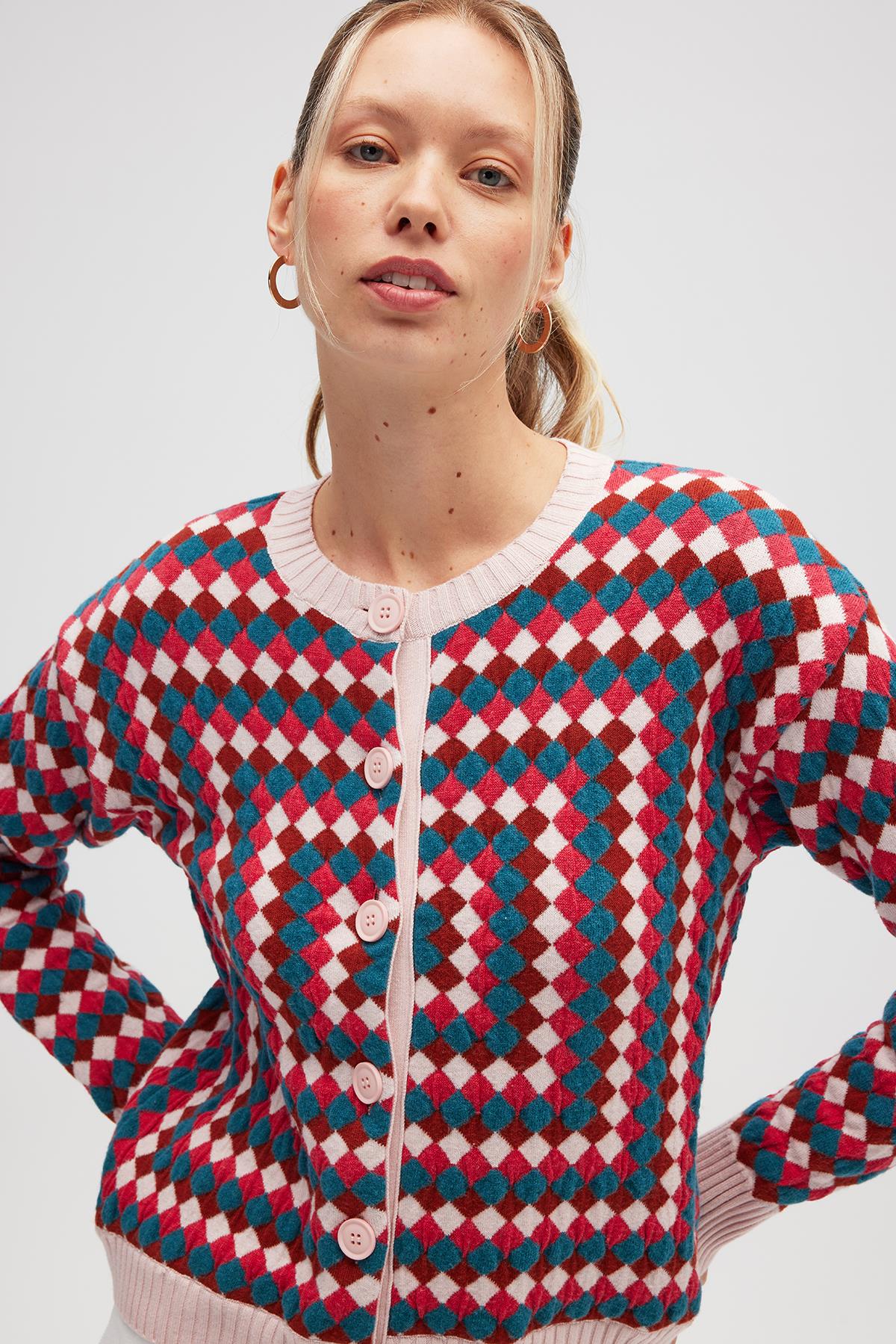 Peraluna Pilgrim Triko Hırka - Multi