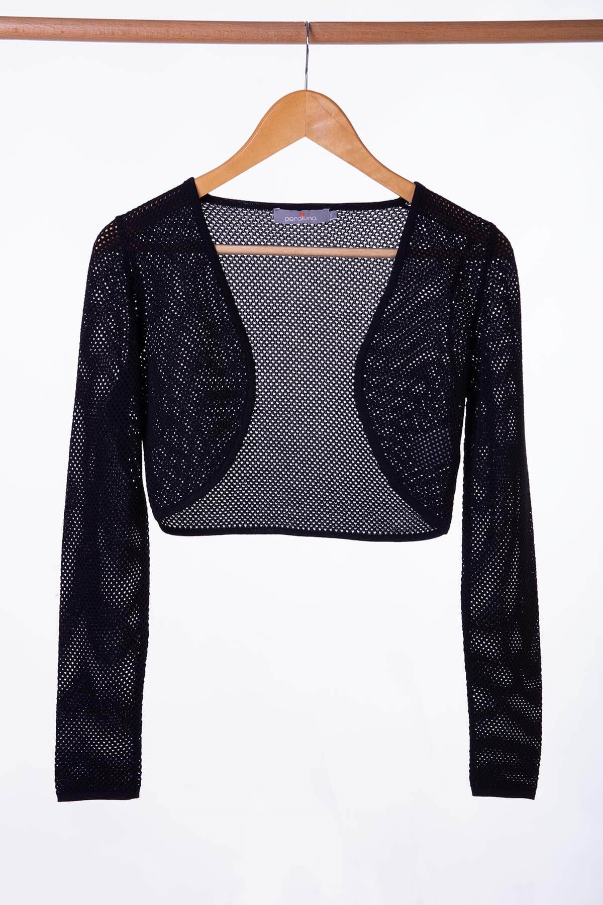 Peraluna Siyah File Bolero