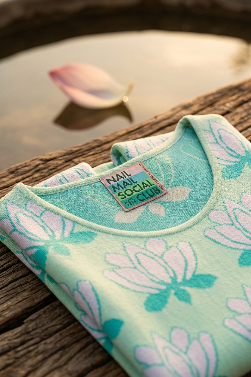 Peraluna Urban Lotus Elbise, Sıfır Kol, Yazlık Mini Elbise - Mint Multi