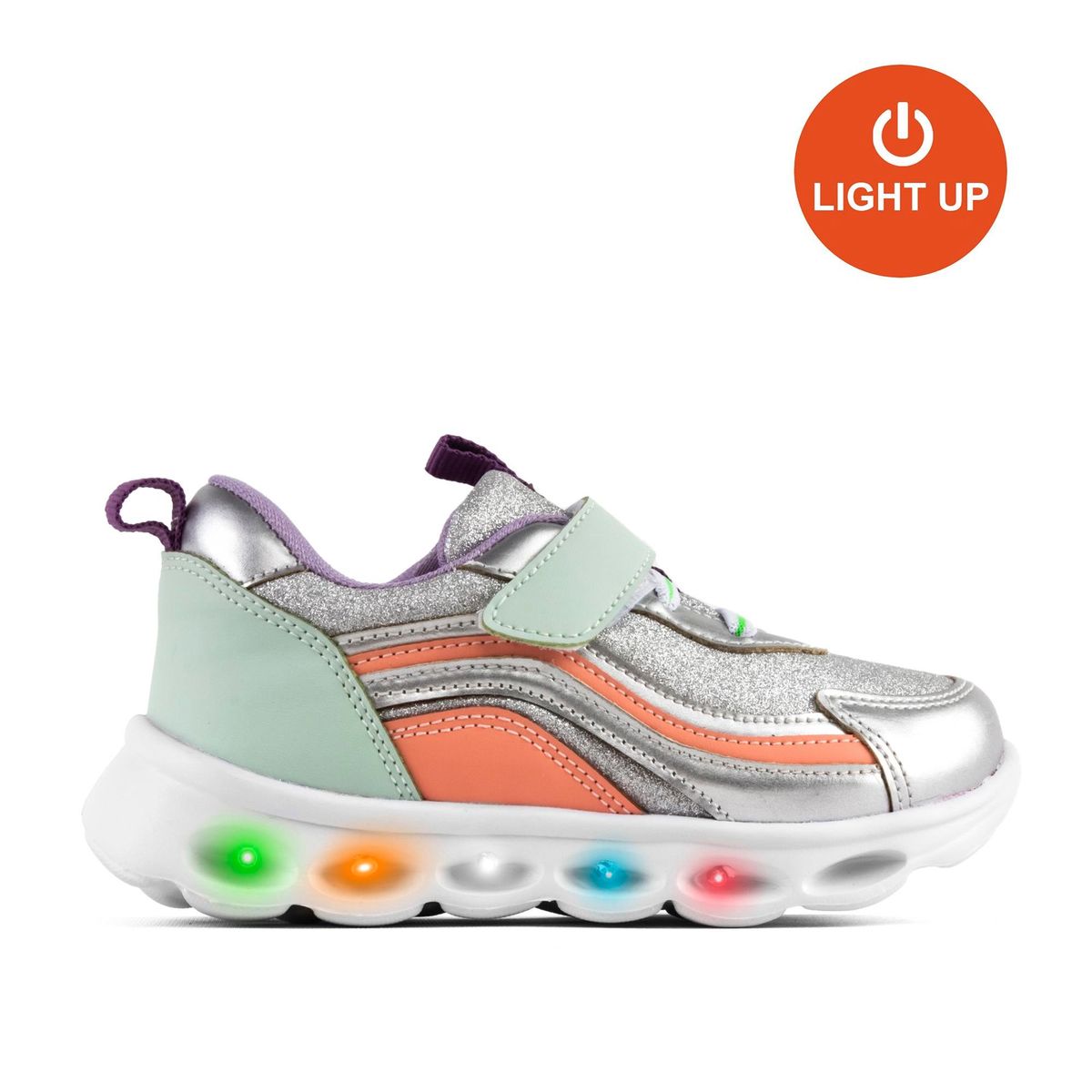 Buckhead Buckhead ÇOCUK IŞIKLI CIRTLI GÜNLÜK AYAKKABI BUCK4055 TRIO SHINY JR