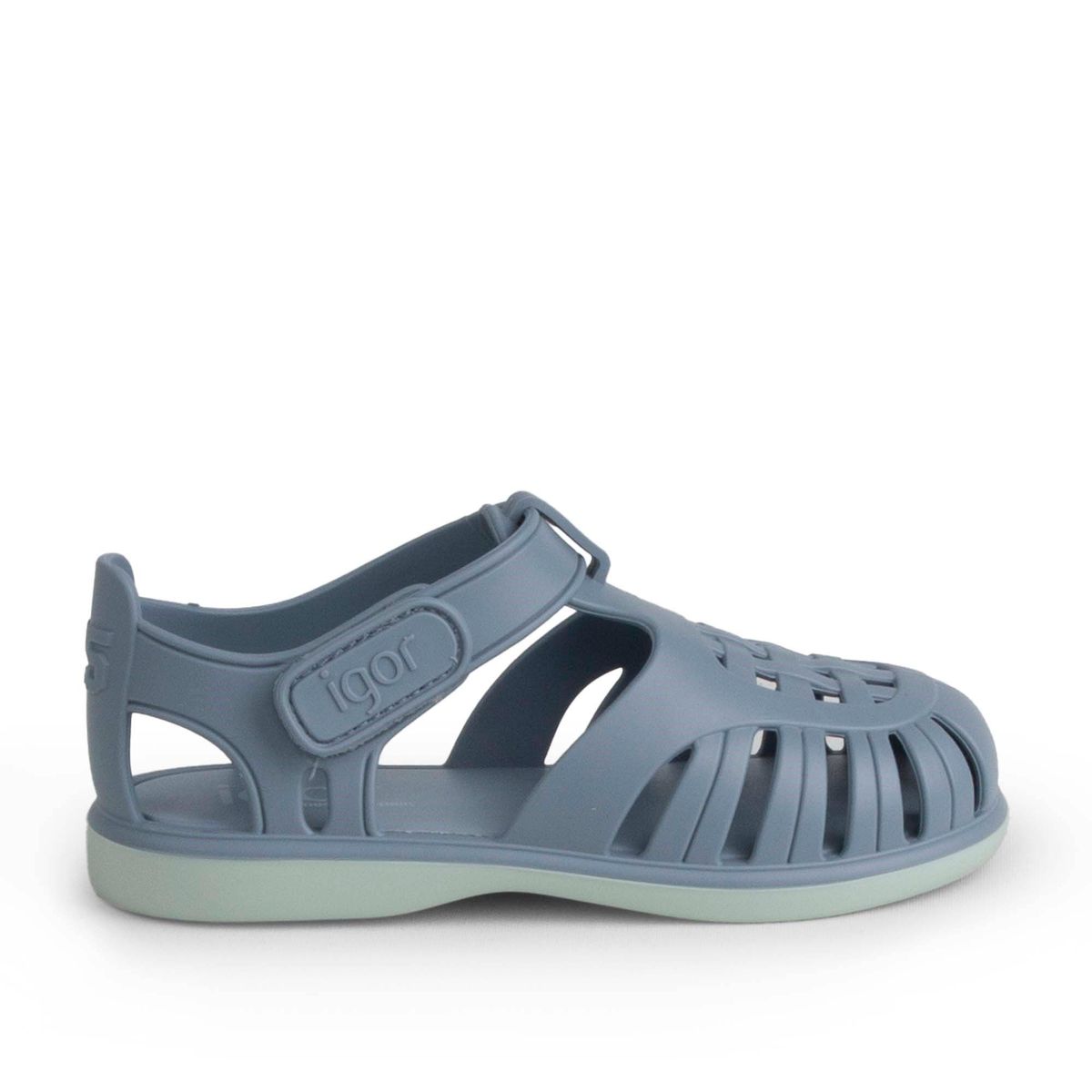 Igor Igor Çocuk Cırtlı Sandalet BB355 Tobby Solıd Bıcolor