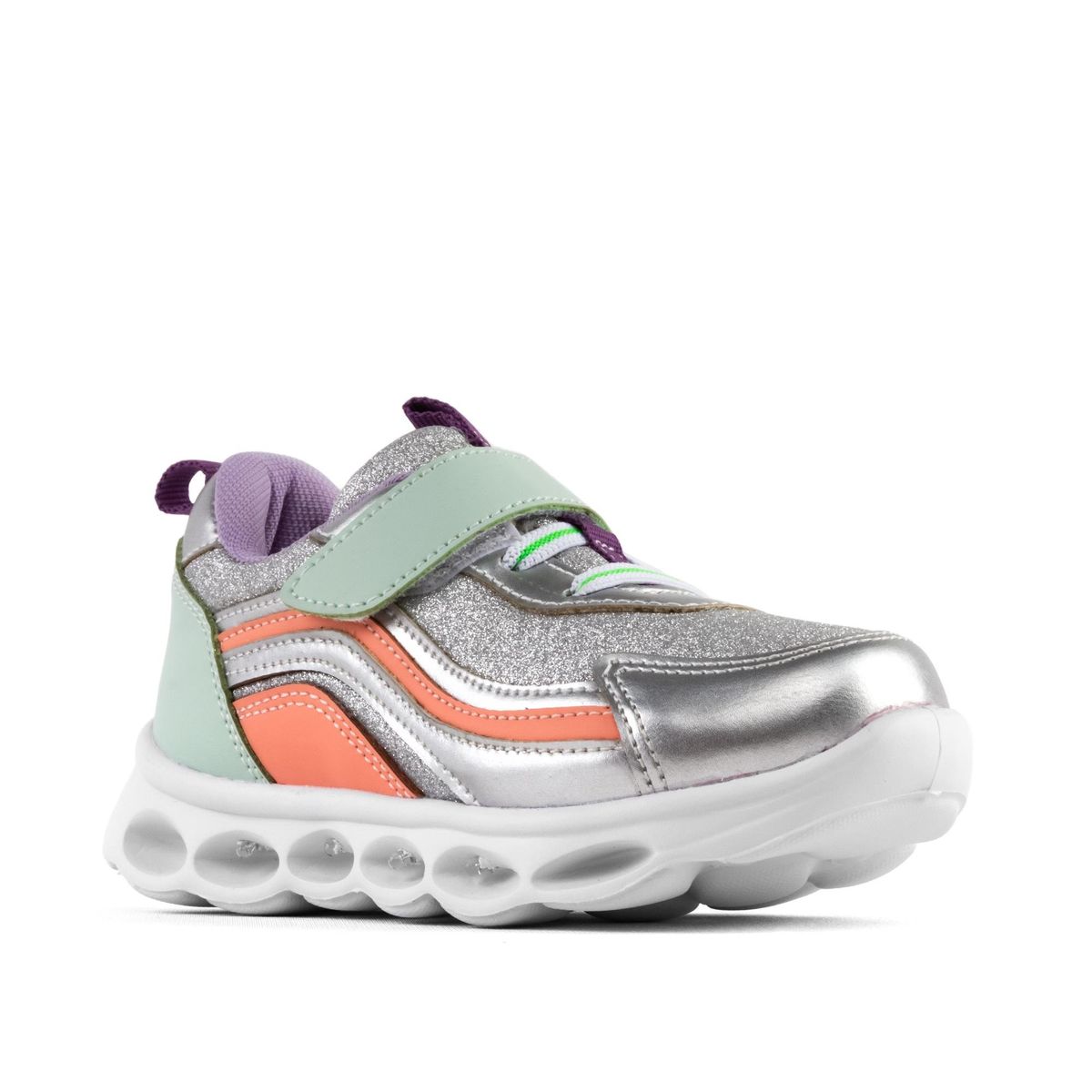 Buckhead Buckhead ÇOCUK IŞIKLI CIRTLI GÜNLÜK AYAKKABI BUCK4055 TRIO SHINY JR