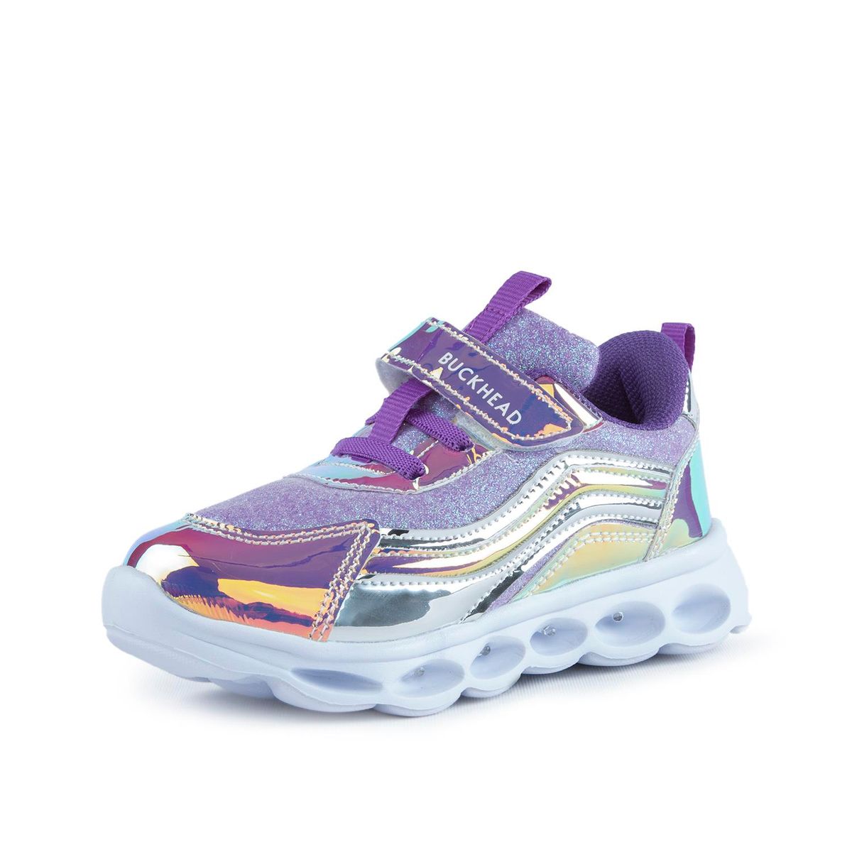 Buckhead Buckhead ÇOCUK IŞIKLI CIRTLI GÜNLÜK AYAKKABI BUCK4246 TRIO SHINY Hologram
