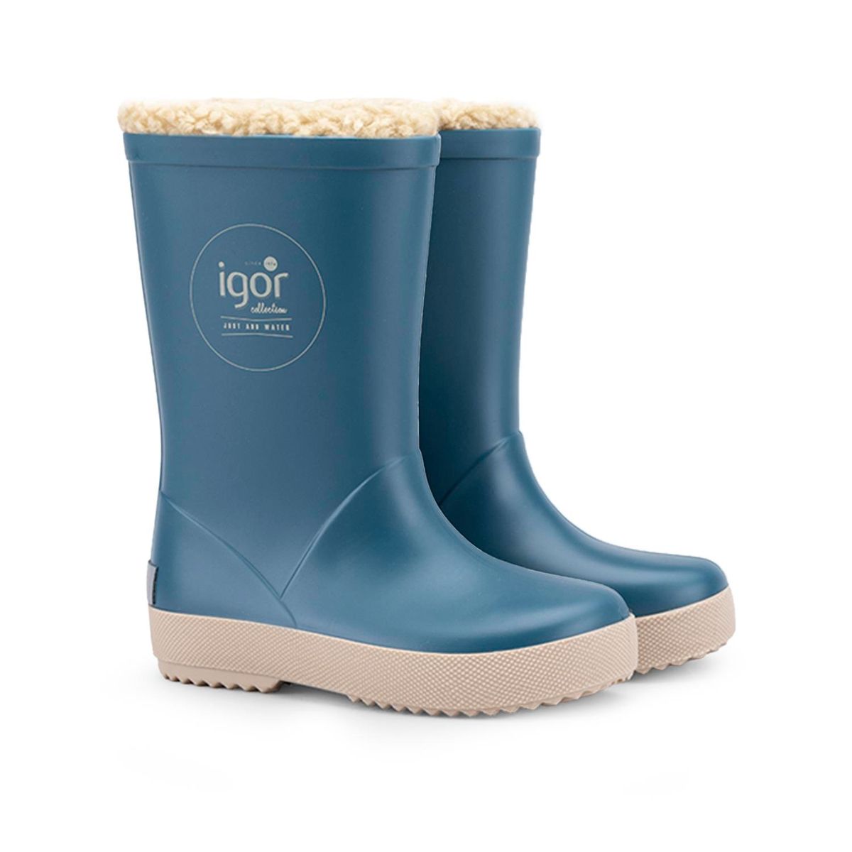 Igor Igor ÇOCUK KÜRKLÜ YAĞMUR ÇİZMESİ W10293 SPLASH DK BORREGUITO