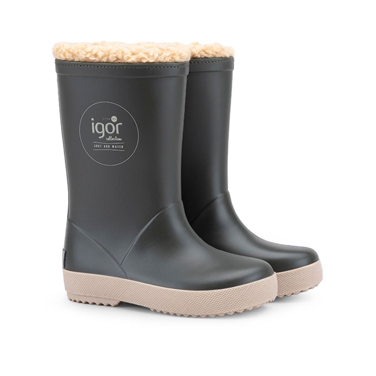 Igor Igor ÇOCUK KÜRKLÜ YAĞMUR ÇİZMESİ W10293 SPLASH DK BORREGUITO