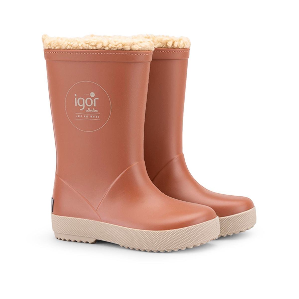 Igor Igor ÇOCUK KÜRKLÜ YAĞMUR ÇİZMESİ W10293 SPLASH DK BORREGUITO