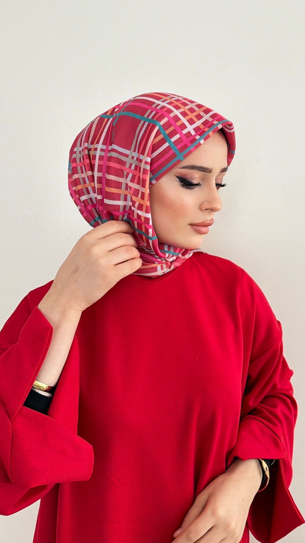 RİVA PAMUK EŞARP EKOSE 08