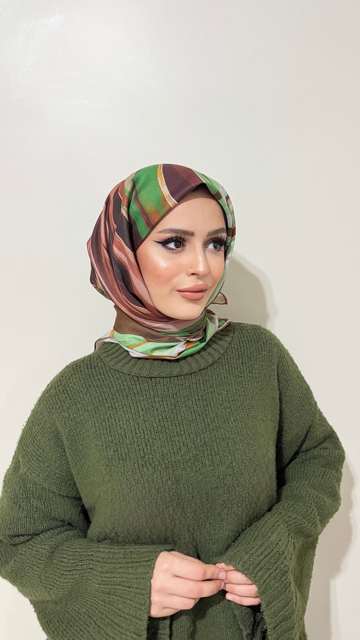 RİVA PAMUK EŞARP RAİNBOW 13