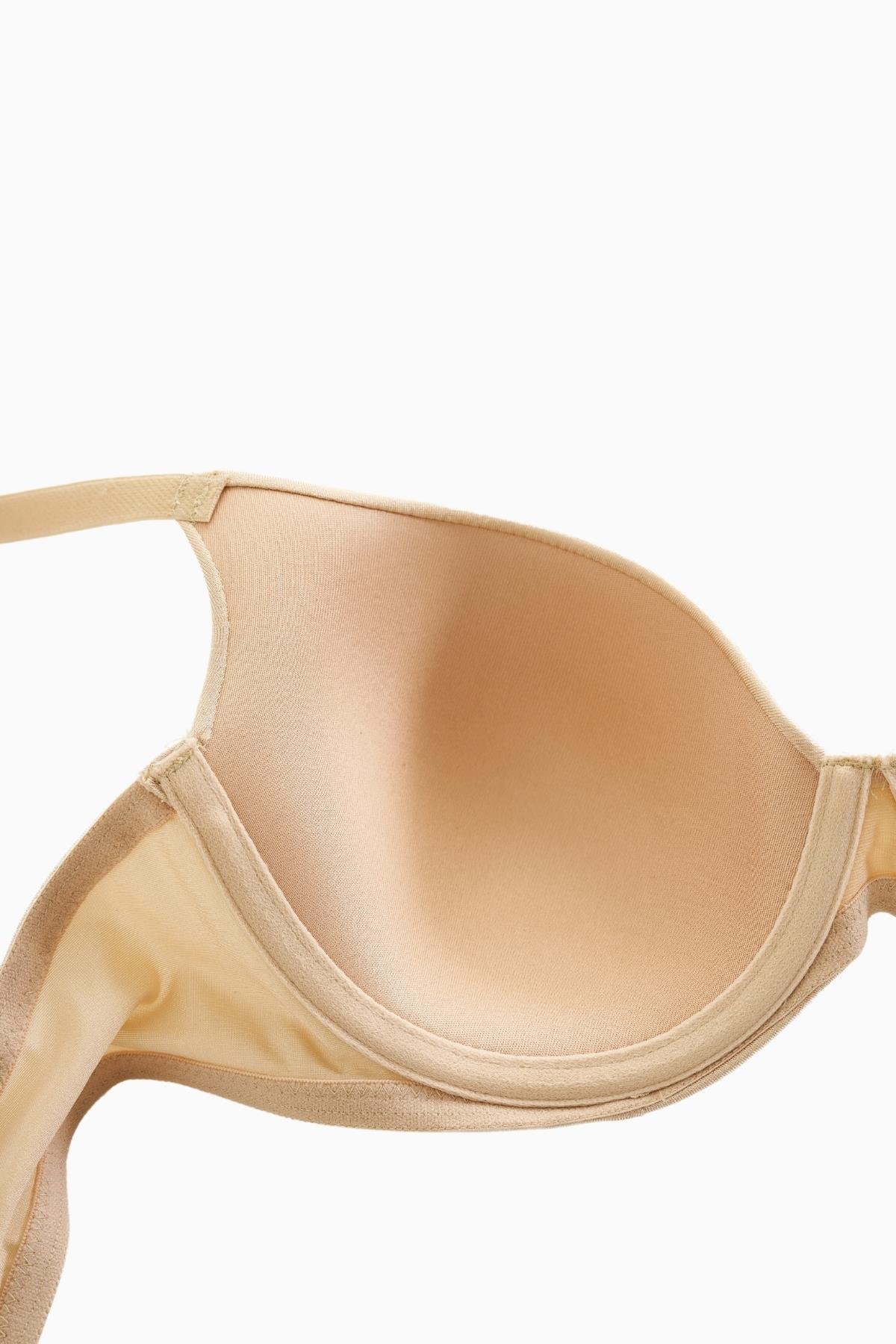 Luna Tak-Çıkar Askılı Mikro Sütyen - Soft Push Up, Yarı Dolgulu - Basic - 2533 - Ten