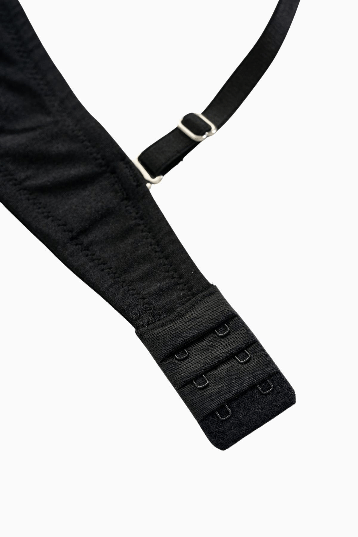 Luna Tak-Çıkar Askılı Mikro Sütyen - Soft Push Up, Yarı Dolgulu - Basic - 2533 - Siyah