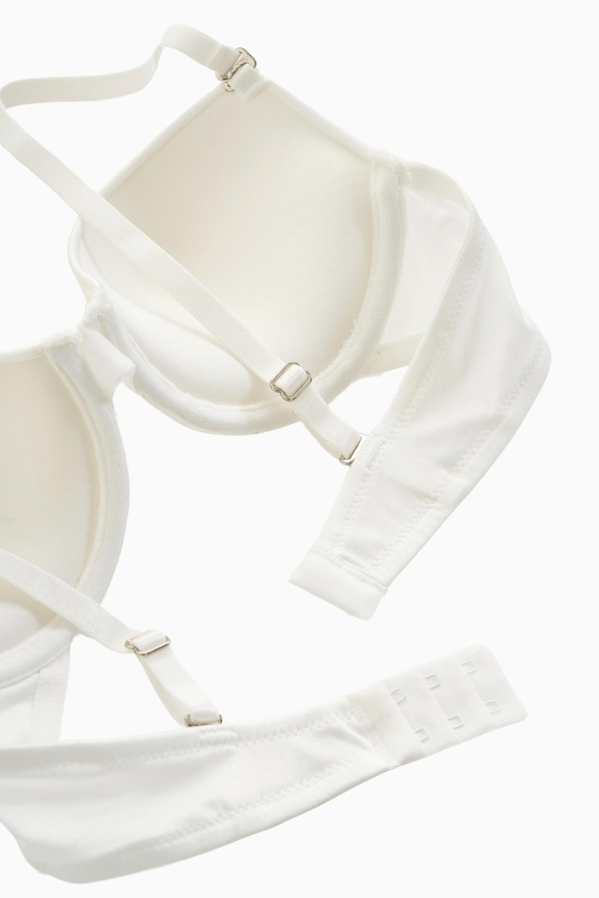 Luna Tak-Çıkar Askılı Mikro Sütyen - Soft Push Up, Yarı Dolgulu - Basic - 2533 - Ekru