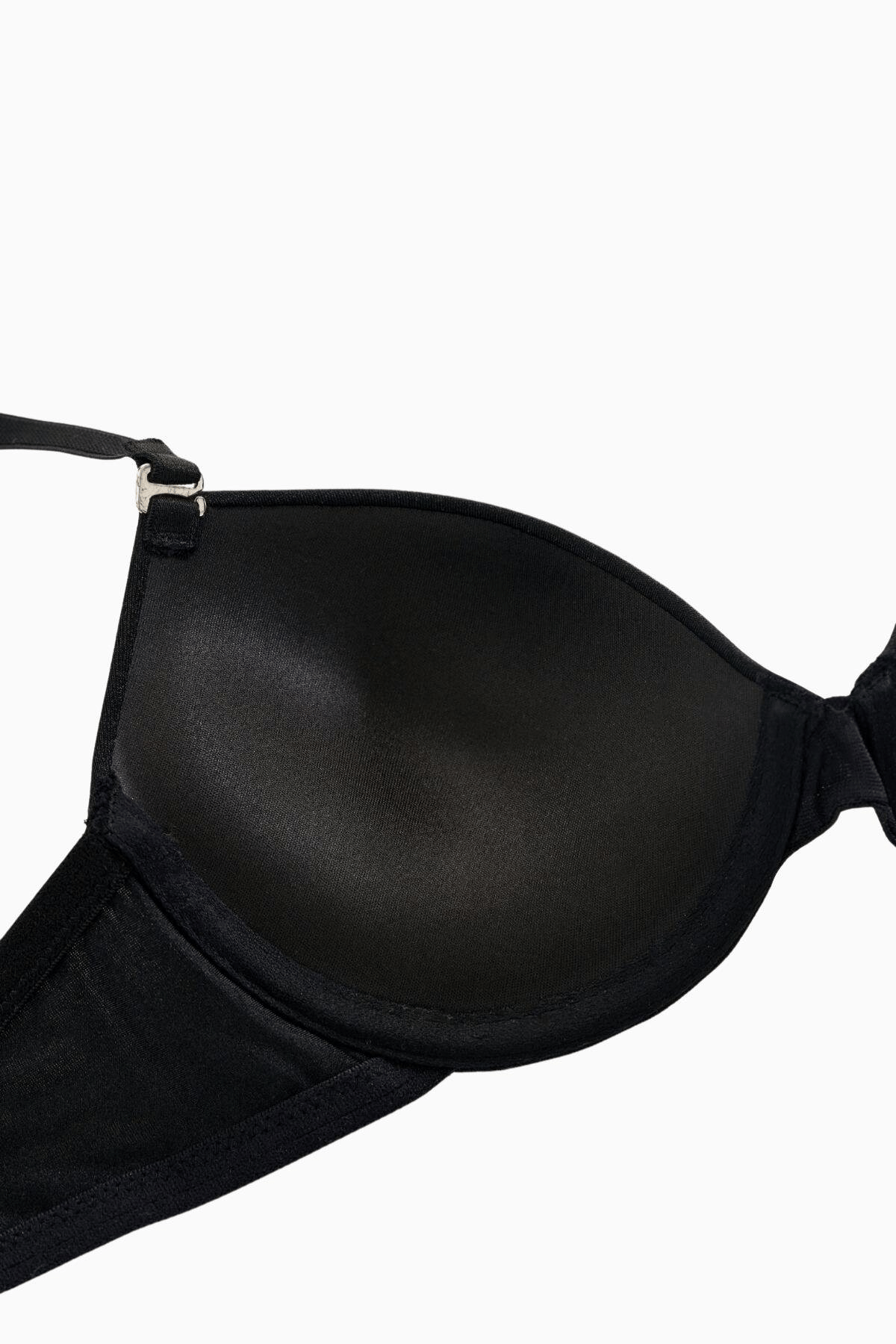 Luna Tak-Çıkar Askılı Mikro Sütyen - Soft Push Up, Yarı Dolgulu - Basic - 2533 - Siyah