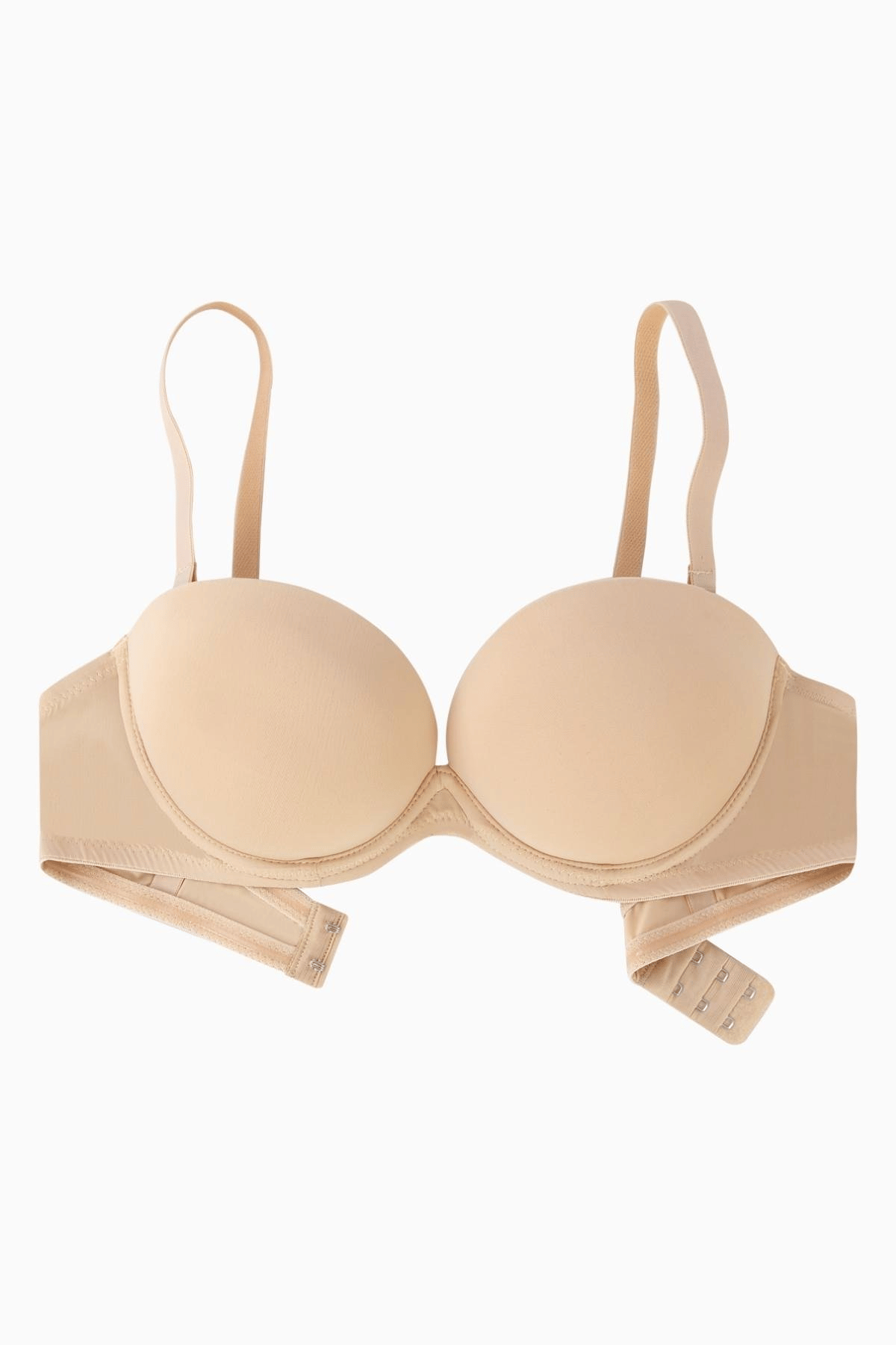 Olympos Tak-Çıkar Askılı Mikro Sütyen - Double Push Up, Ekstra Dolgulu - Premium Basic - 2498 - Ten