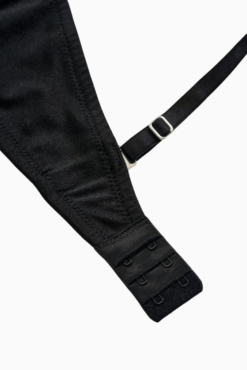ROSALİ PUSH UP DOLGULU SÜTYEN/SİYAH-TEN/75B