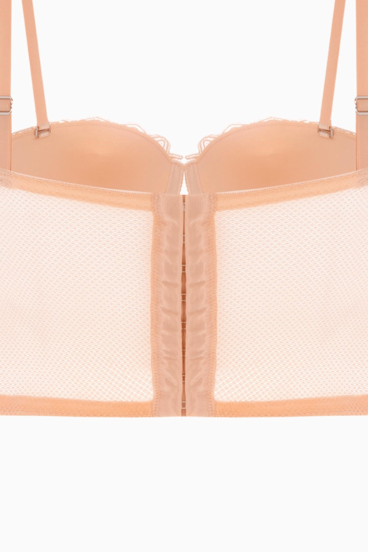Rosali Dantelli Büstiyer Sütyen - Soft Push Up, Dolgulu - Fashion - 2501 - Kavuniçi