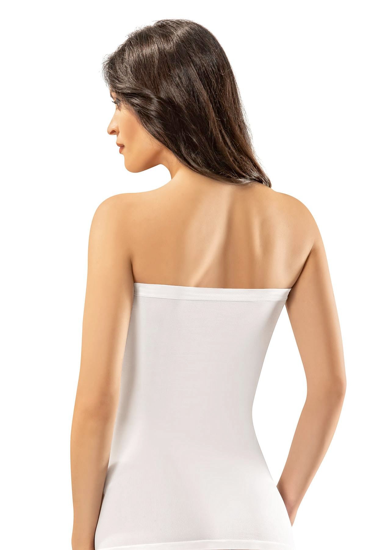 Erdem Beyaz Seamless Straples Atlet 604