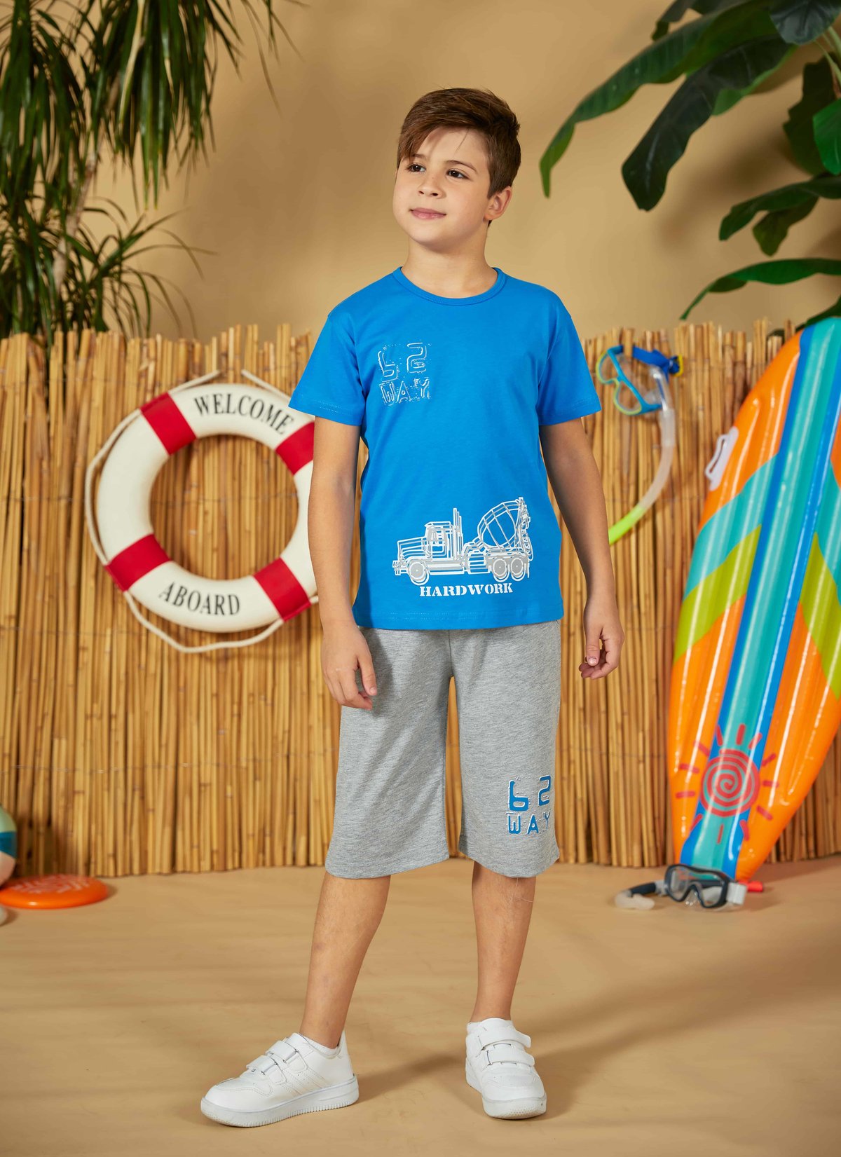 Erdem Weweus Mavi Erkek Çocuk Pijama Takımı 818