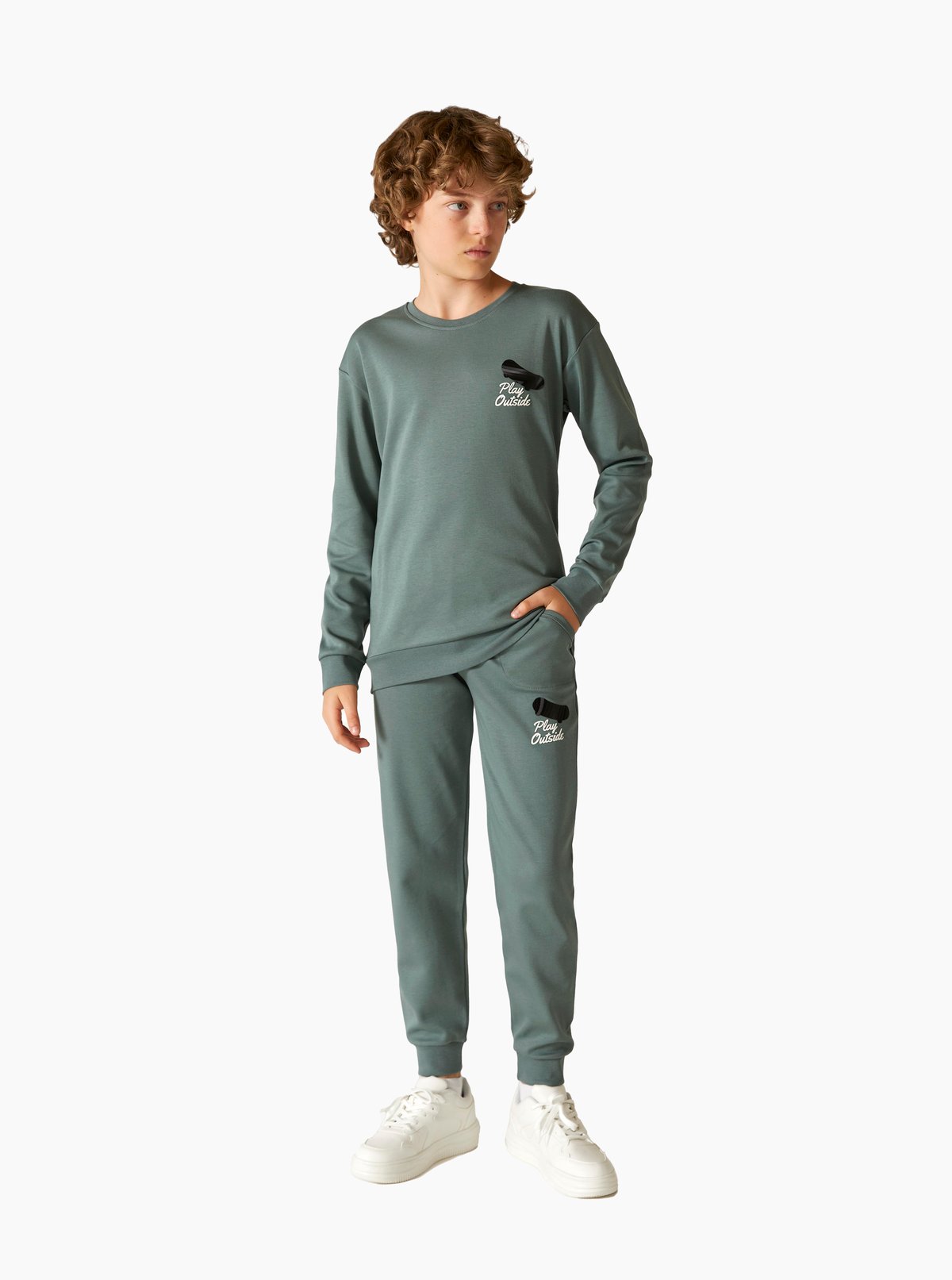 Erkek Çocuk Yeşil Pijama Takımı 702