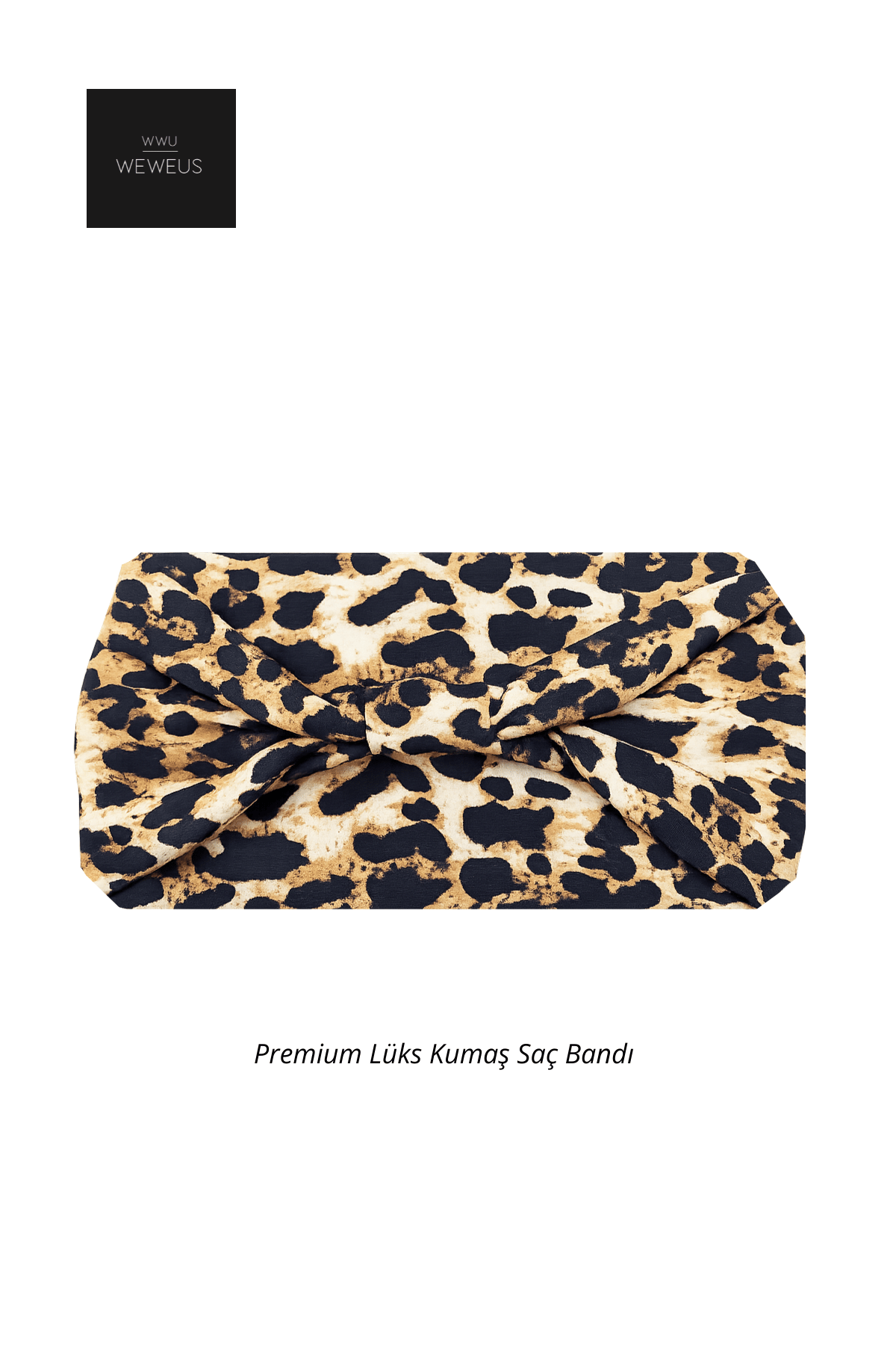 WeWeus Leopar Premium Kadın Bohem Saç Bandı