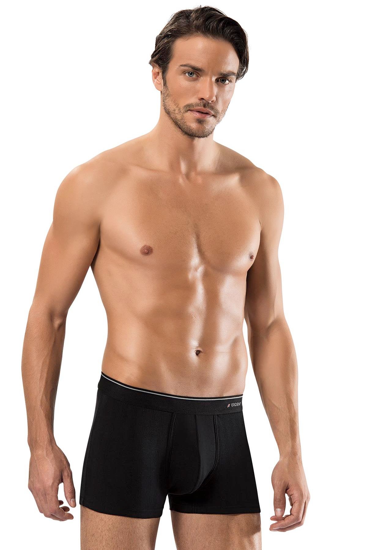 Erdem Siyah Basic Boxer  1447