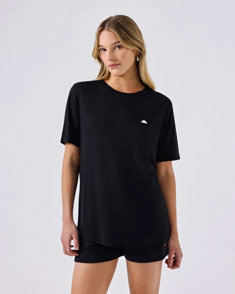 Ellesse 6SF5037-BK Kadın Modal Tişört - Siyah