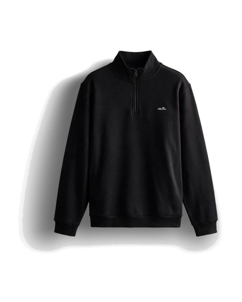 Ellesse 6WM1010-BK Erkek Fermuarlı Sweat Siyah