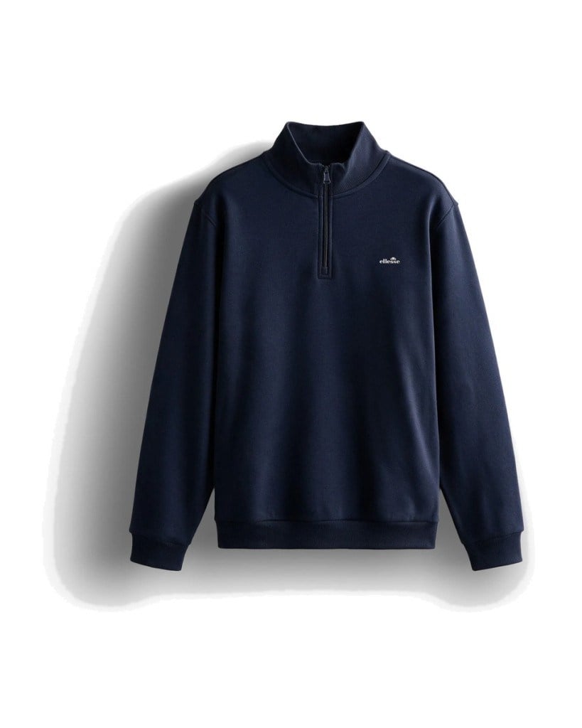 Ellesse 6WM1010-NV Erkek Fermuarlı Sweat Lacivert