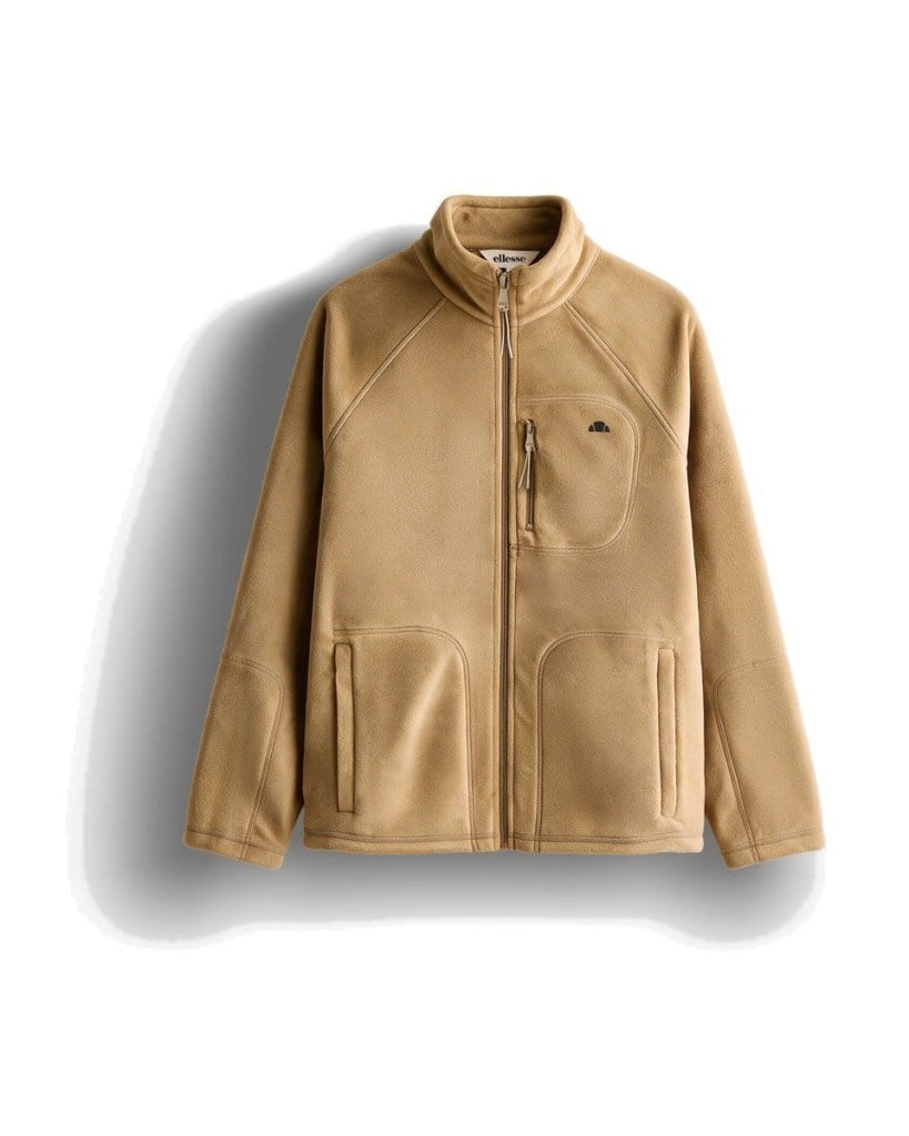 Ellesse 6WM1024-BG Erkek Fermuarlı Polar Ceket Bej