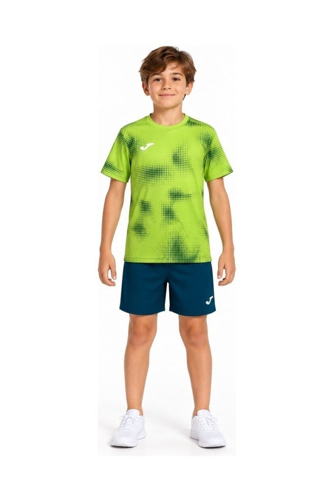 Joma 500935.427 Çocuk Tişört Şort Takımı Lime
