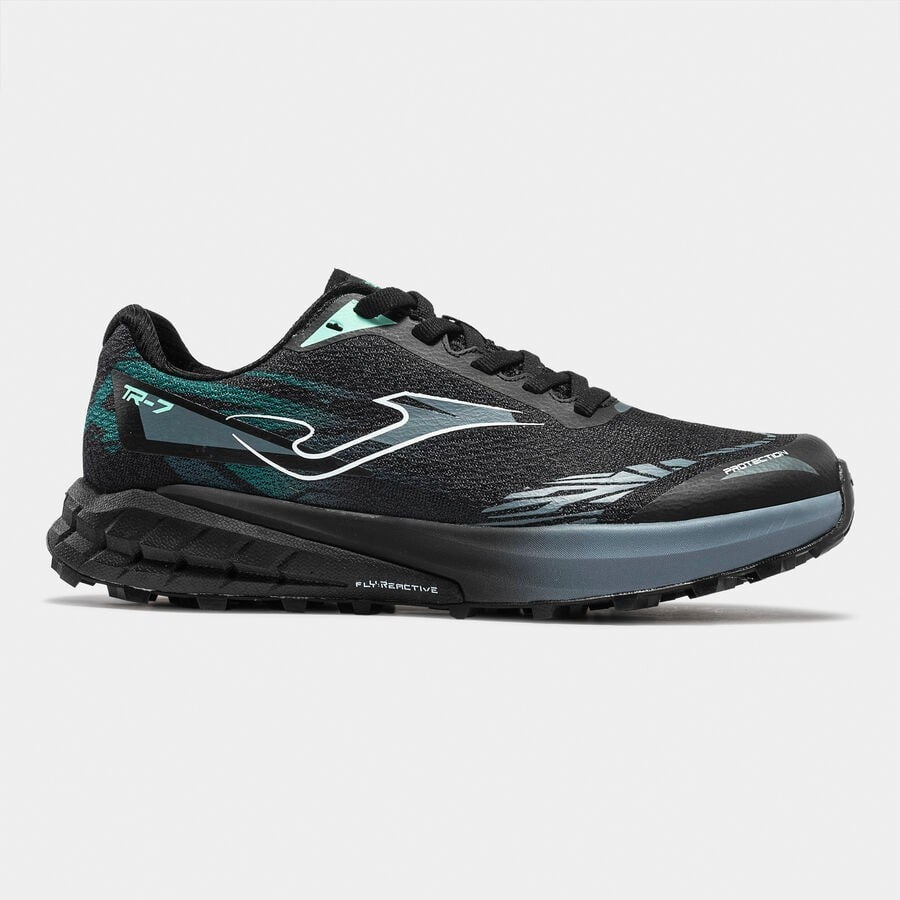 Joma TR-7 Erkek Patika Koşu Ayakkabısı Siyah Turkuaz TKTR7S2601