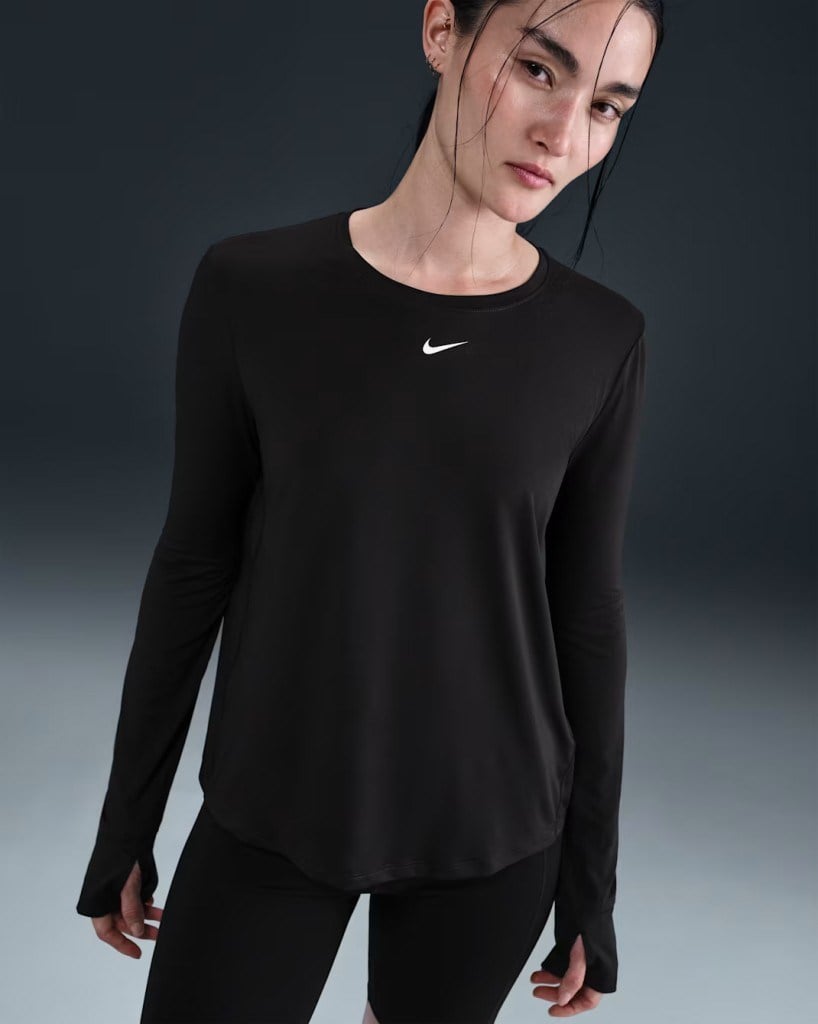 Nike One Classic IB9403-010 Kadın Dri-FIT Uzun Kollu Üst