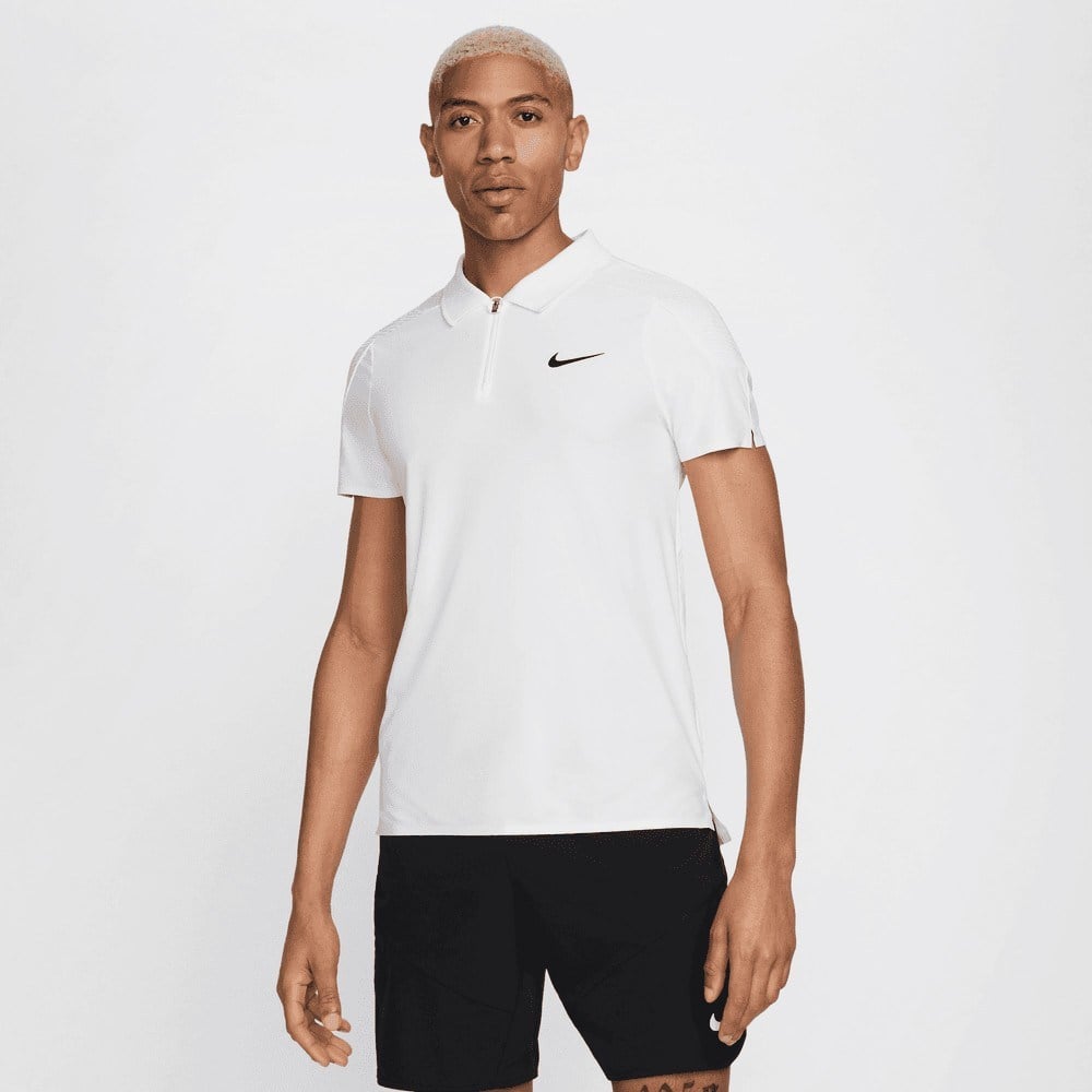 NikeCourt Slam Dri-FIT ADV Erkek Beyaz Tenis Polo Tişört FD5291-100