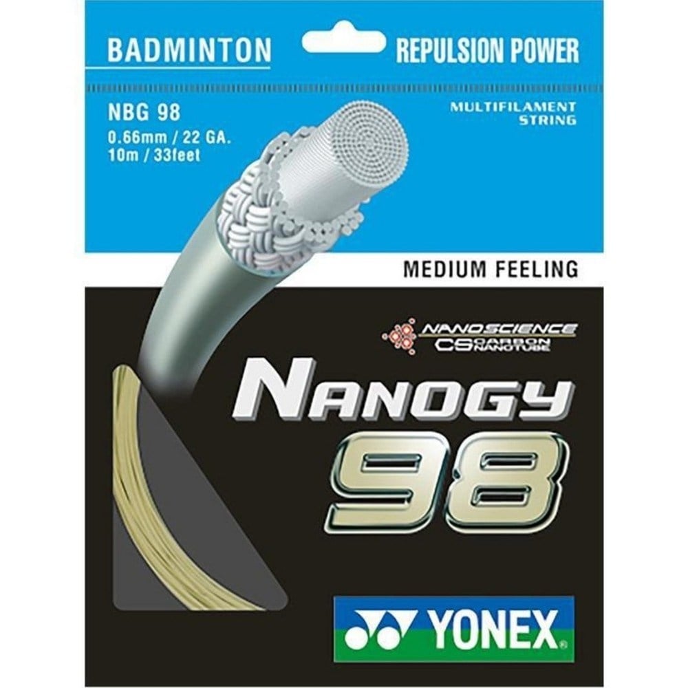 Yonex Nanogy 98 Tekli Badminton Kordajı Altın Rengi