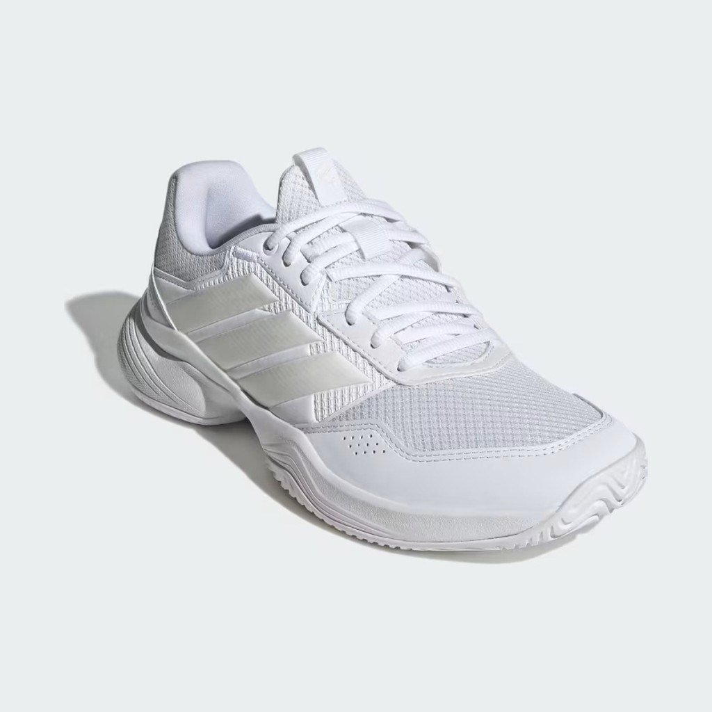 Adidas KI3600 GameCourt 3 Sert & Toprak Kort Kadın Tenis Ayakkabısı Beyaz
